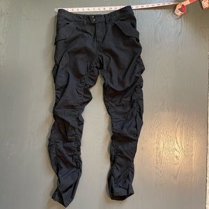 Atsuro Tayama Ruched Black Jeans